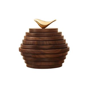 2025年新款胡桃木木餐桌隔热垫垫咖啡杯垫锅垫壶垫实木质摆件