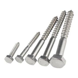 304不锈钢外六角自攻螺丝外六角木螺钉自攻钉螺栓半牙螺钉M6M8M10