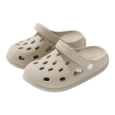 厚底洞洞鞋男夏季2024新款