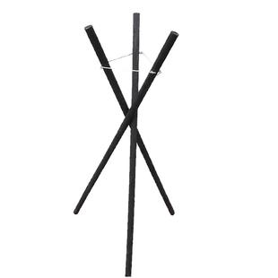 开业花篮三脚架布袋款花架木质黑色含花盆鲜花插花架三角架包邮