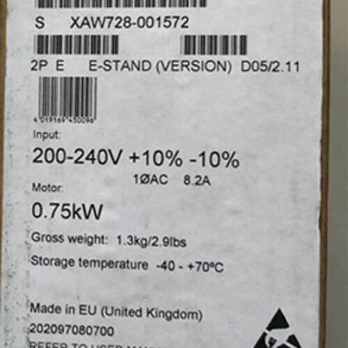 议价西门子MM440变频器6SE6440-2AB17-5AA1 0.75KW 220V 带A级滤