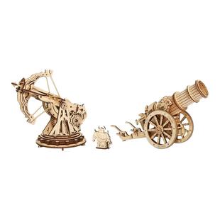 木制拼接大炮弩箭拼装模型diy手工礼品创意解压玩具男孩生日礼物