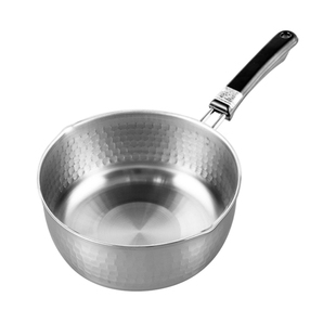 日本进口吉川雪平锅家用无涂层不粘奶锅煮面锅汤锅蒸锅宝宝辅食锅