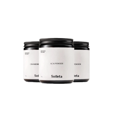 Soileta冻干不老莓粉野樱莓 Aronia鲜果实冻干含原花青素