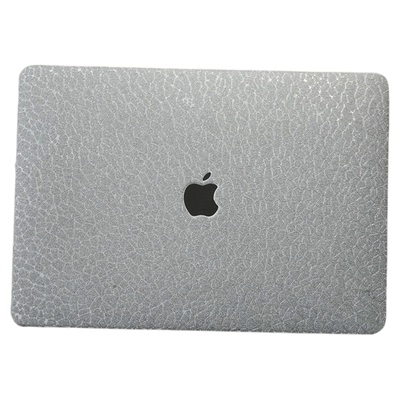 银色小碎石苹果电脑保护套适用于MacBookProM4 142024MacBookM1Pro13Air13MacBookM2M3Air15Mac独特电脑壳