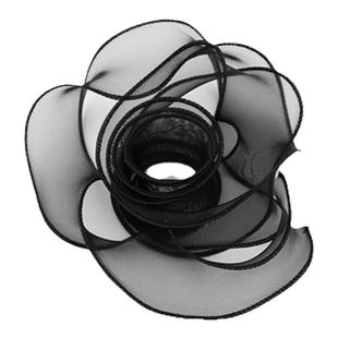 鱼尾纱丝带鲜花包装丝带花束奶茶花盒水果礼盒装饰彩带透明4cm