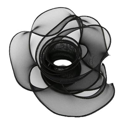 鲜花包装丝带鱼尾纱透明小卷织带