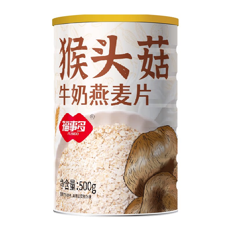 福事多即食冲饮懒人粥燕麦片500g