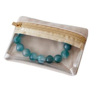 防氧化首饰袋！水晶手串绒布密封袋自封便携手链手镯手饰品收纳包