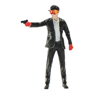 1:64阿祖微缩人偶模型小比例场景搭配拍摄道具沙盘摆件迷你人物