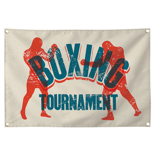 可定制 拳击武馆综合格斗健身俱乐部墙背景男生卧室挂旗装饰挂布