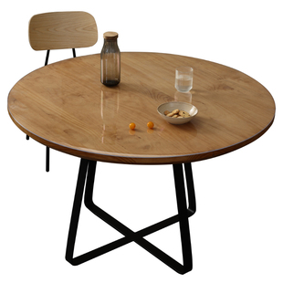 他家TPU圆桌桌垫透明桌面保护垫圆形餐桌软玻璃防水防油防烫桌布