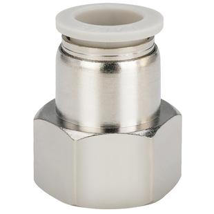 莱泽气动气管快速接头铜内螺纹直通快接快插穿板接头PM/PC-PCF-4