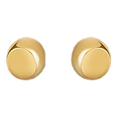 10K金耳钉女小众高级感