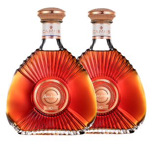 CAMUS卡慕家族珍藏布特妮XO700ml*2瓶干邑白兰地法国进口洋酒正品