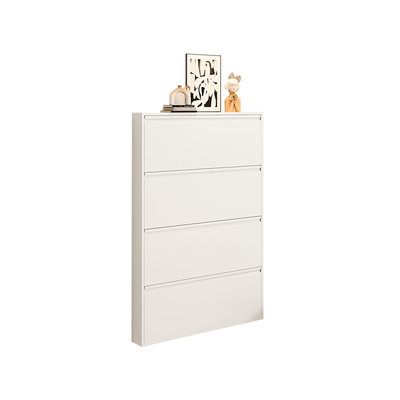 超薄鞋柜家用门口钢制翻斗收纳柜