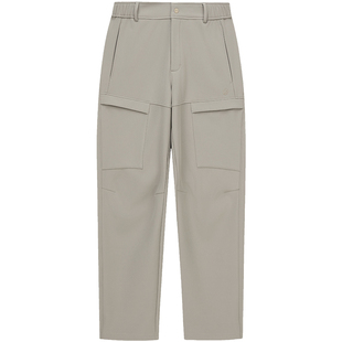 探拓秋冬户外防风加绒保暖工装直筒软壳裤男士款宽松运动休闲长裤