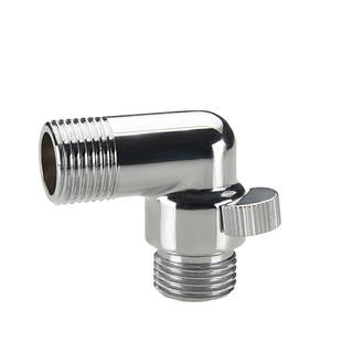 4分黄铜角阀短款活接内外丝双外丝接头超短迷你小角阀入墙式安装