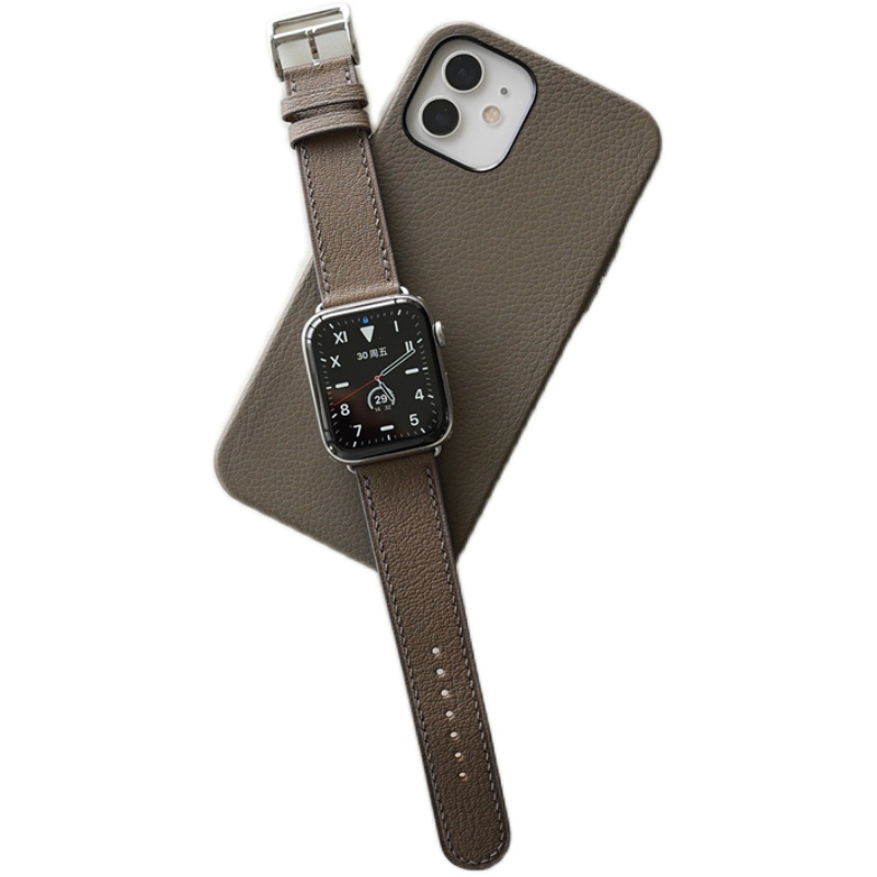 纯手工 | 阿慕良品真皮45/44mm快拆定制AppleWatch法羊苹果手表带
