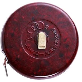 上海三圈卷尺皮尺麻布尺软尺10/15/20/30/50/100米皮卷尺工程量尺