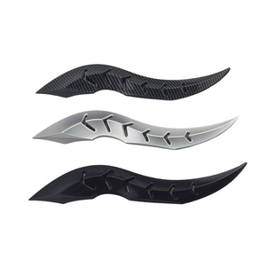 抖音龙角车顶装饰适用于凯迪拉克红旗H5汽车外部摆件改装配件风刀