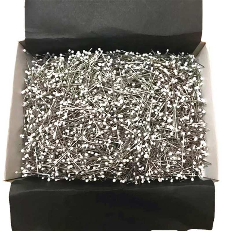 厂价批发优质银头针包装衬衫大头针婚纱22mm-26m定位小针珠头固定