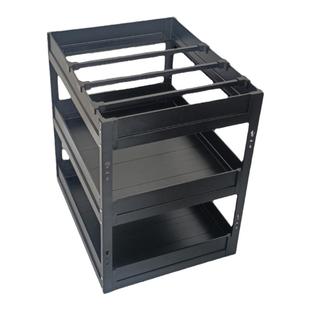 窄柜拉篮厨房厨柜铝合金150柜体抽屉式调味栏520加深抽拉式置物架