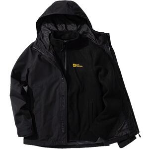 JackWolfskin狼爪新款防风防水户外情侣抓绒三合一冲锋衣5012776