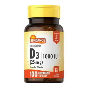 美国进口Sundance活性维生素D3VD3成人孕妇B1维他命B族维CB6b12