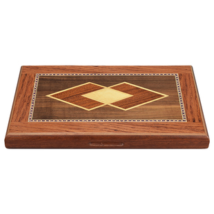 御圣西洋双陆棋11/13/15/17/19寸木制双陆棋棋盘游戏棋套装