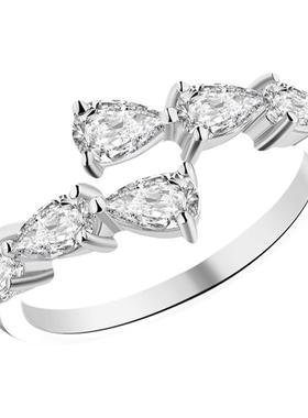 露珠戒指MONICONIC纯银