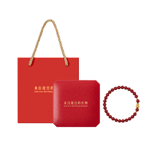 故宫淘宝｜红韵福禄黄金朱砂手串文创手链母亲节生日礼物妈妈实用