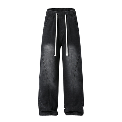 美式复古水洗牛仔裤秋冬季青少年