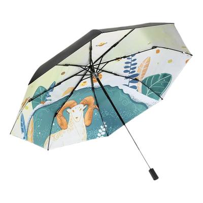 红叶晴雨伞数码印刷十二星座系列