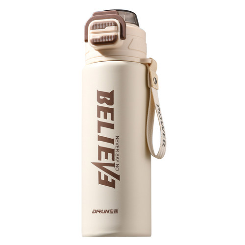 新款大容量316不锈钢保温杯户外学生杯子便携水杯运动水杯吸管杯