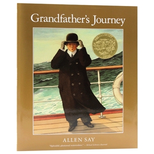 华研原版 外公的旅程 英文原版绘本 Grandfather's Journey 凯迪克金奖 Allen Say 儿童英语启蒙认知图画书 英文版进口原版书籍