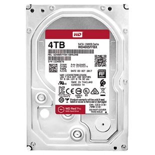 WD西部数据机械硬盘4T红盘PRO NAS服务器RAID 8T16T 18T 20T 22T