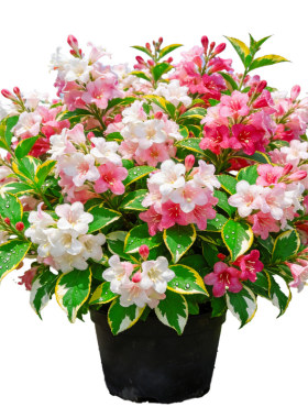 【彩叶】花叶锦带盆栽四季观赏花卉五彩锦带树苗花灌木耐寒易活