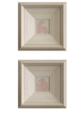 【小马】 稀有元素挂画动物抽象法式侘寂儿童餐厅卧室客厅装饰画