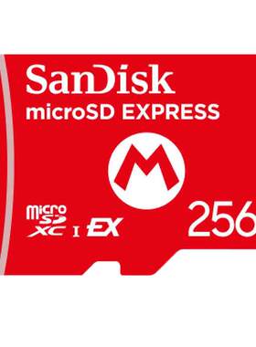任天堂Switch2专用闪迪256GB存储卡SanDiskExpress记忆卡