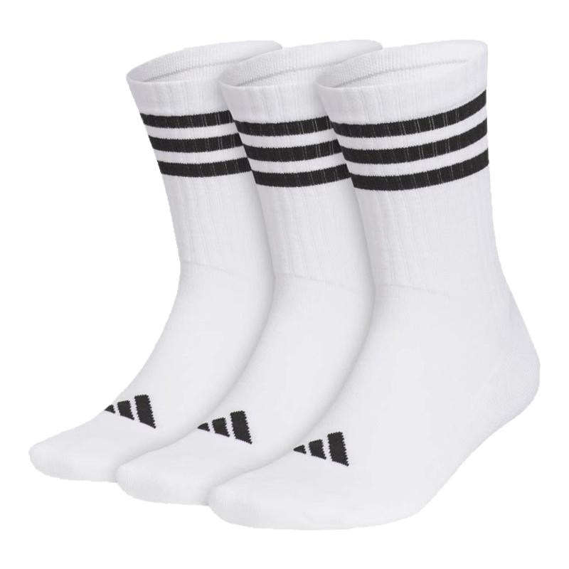 Adidas阿迪达斯中性三双装中筒袜