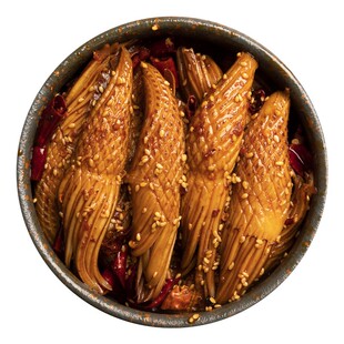 【冷帮主】香辣冷吃麻辣大火箭鱿鱼海鲜即食熟食小零食火锅菜130g