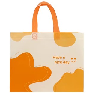 无纺布手提袋腹膜服装店袋子环保购物包装袋手拎袋鞋盒袋子印LOGO