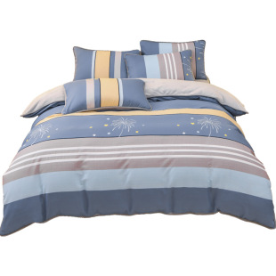 ab面单面绒被套单件冬季加厚纯棉全棉法兰绒加绒被罩150x200x230.