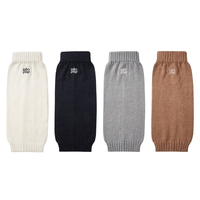 上森灰色羊毛袜子袜套堆