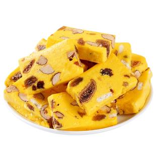 红枣无花果羊奶芙草莓夹心牛轧糖果长条拉丝沙琪玛雪花酥小零食品