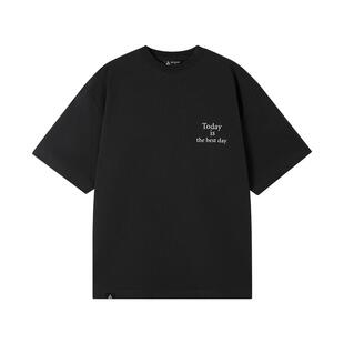又见高山MetaMount CITY LOGO印花凉感抗菌速干宽松短袖T恤25春新