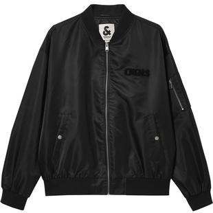杰克琼斯男外套春季新款潮飞行员夹克棒球服宽松休闲短款上衣男装