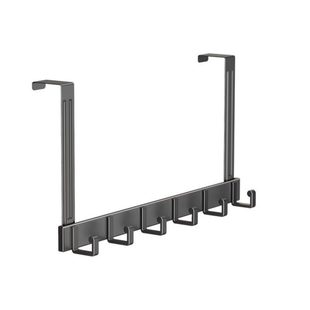 门后挂钩加长挂衣架卧室门上挂架免打孔门背式置物收纳神器衣帽钩