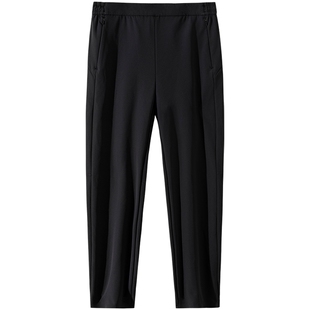 安踏冠军全天候系列 运动长裤女士防泼水轻暖绒加绒裤子162440502